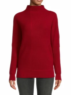 Women Saks Fifth Avenue Cashmere Funnelneck Sweater