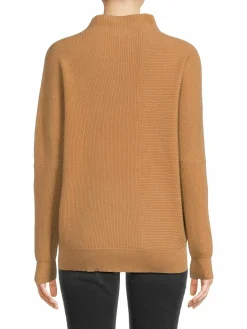Women Saks Fifth Avenue Cashmere Funnelneck Sweater
