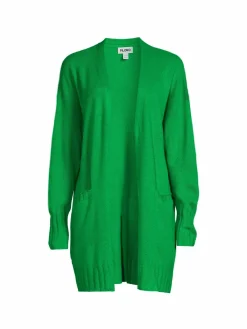Women Filoro Cashmere Longline Open Front Cardigan
