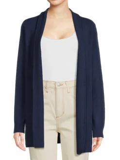 Women Saks Fifth Avenue Cashmere Open Front Cardigan
