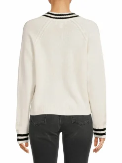 Women Filoro Cashmere Rugby Stripe Sweater