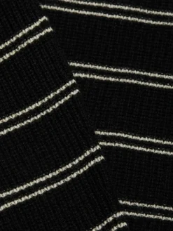 Women Vince Cashmere Striped Turtleneck Sweater