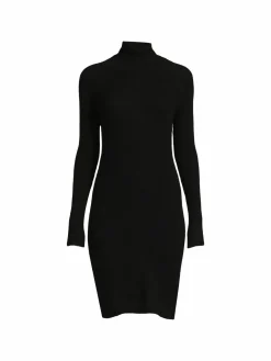 Women Qi Cashmere Cashmere Turtleneck Sweater Dress