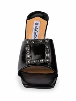Lady Couture Casino Embellished Faux Leather Sandals