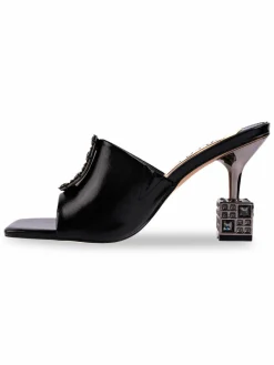 Lady Couture Casino Embellished Faux Leather Sandals