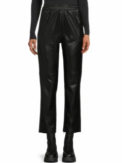 Women 7 For All Mankind Casual Faux Leather Joggers