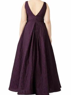 Women Monique Lhuillier Center Stage Jacquard A Line Gown