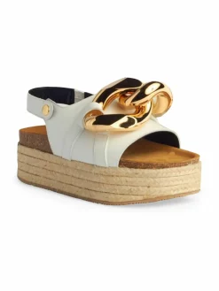 JW Anderson Chain Espadrille Platform Sandals