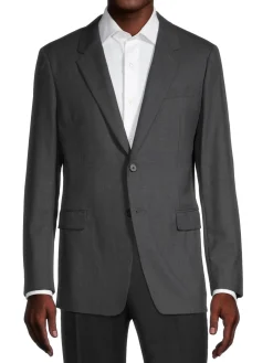 Theory Blazers & Sportcoats|Chambers Regular-Fit Wool Blazer Dark Charcoal