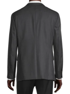 Theory Blazers & Sportcoats|Chambers Regular-Fit Wool Blazer Dark Charcoal