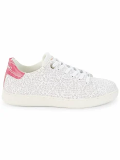 Valentino by Mario Valentino Chandra Monogram Perforated Sneakers