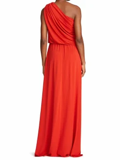 Women Halston Charlee Jersey One-Shoulder Gown