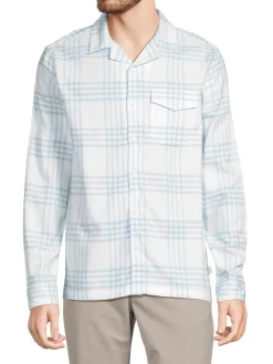Onia Casual Button-Down Shirts|Checked Flannel Button Down Shirt