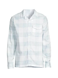 Onia Casual Button-Down Shirts|Checked Flannel Button Down Shirt