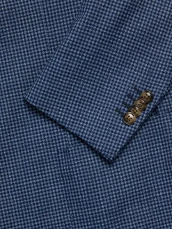 Luciano Barbera Blazers & Sportcoats|Checked Wool Blazer Navy