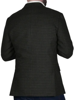 Original Penguin Blazers & Sportcoats|Checked Wool Blend Blazer Grey