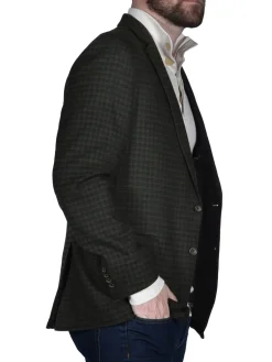 Original Penguin Blazers & Sportcoats|Checked Wool Blend Blazer Grey