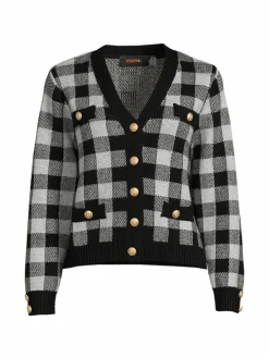 Women Renee C. Checkered Cardigan