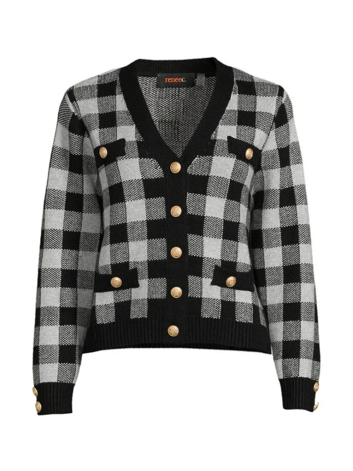 Women Renee C. Checkered Cardigan