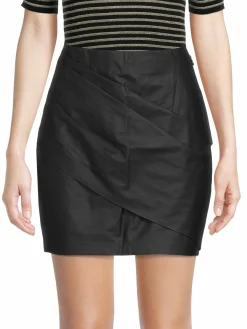 Women RTA Cheyenne Faux Leather Mini Skirt