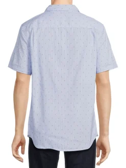 Weatherproof Vintage Casual Button-Down Shirts|Citrus Short Sleeve Button Down Shirt