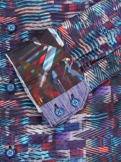 Robert Graham Casual Button-Down Shirts|Classic Fit Logan Printed Shirt Multi
