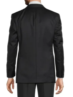 Saks Fifth Avenue Blazers & Sportcoats|Classic Fit Notch Lapel Wool Blazer Navy