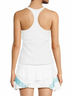Women K-Swiss Classic Ribbed Tank Top