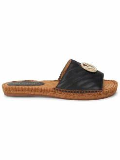 Valentino by Mario Valentino Clavel Leather Espadrille Sandals