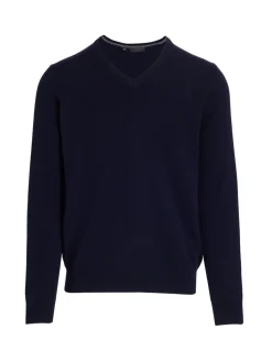 Saks Fifth Avenue Cashmere|Collection Cashmere V-Neck Sweater