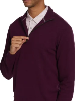 Saks Fifth Avenue Cashmere|Collection Cashmere Zip Sweater