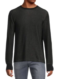 rag & bone Sweaters|Collin Cotton Crewneck Sweater