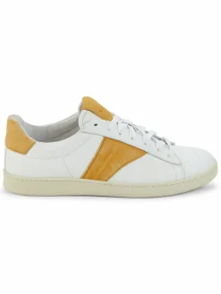 R H U D E Colorblock Leather Sneakers
