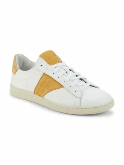 R H U D E Colorblock Leather Sneakers