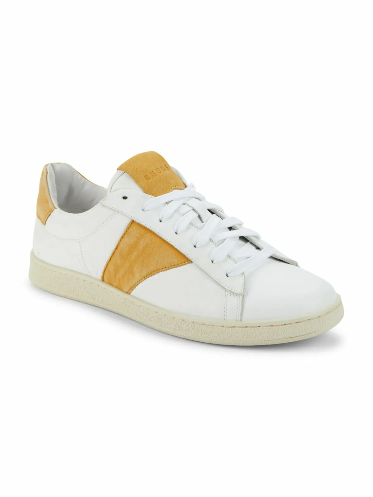 R H U D E Colorblock Leather Sneakers