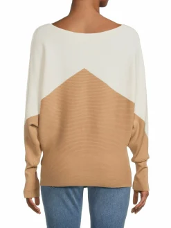 Women Ellen Tracy Colorblock Sweater
