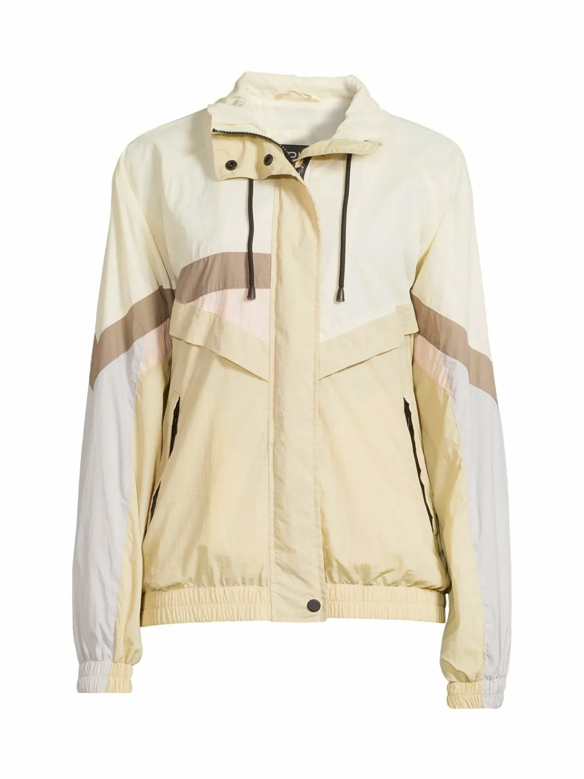 Women NOIZE Colorblock Zip Front Jacket