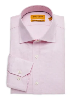 Hickey Freeman Dress Shirts|Contemporary Fit Houndstooth Dress Shirt