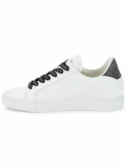 Zadig & Voltaire Contrast Lace Leather Sneakers