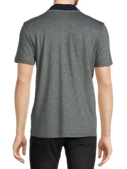 BOSS Polos|Contrast Tipped Polo Navy