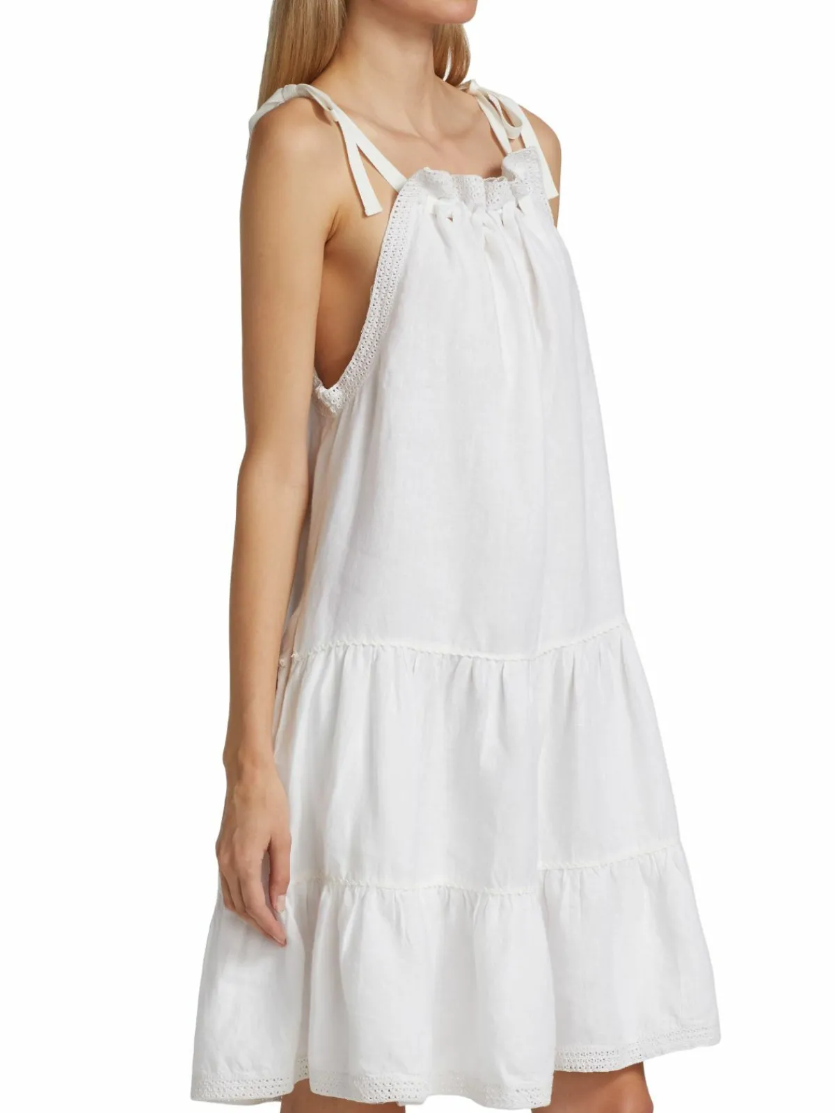 Women Ulla Johnson Corianne Linen Sundress