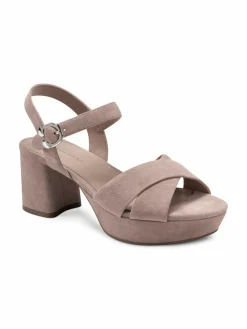 Aerosoles Cosmos Suede Cross-Strap Sandals