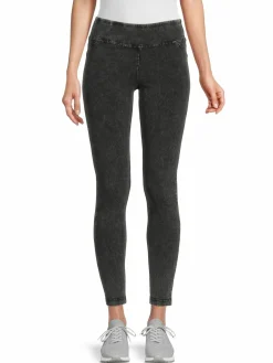 Women Andrew Marc Cotton Blend Acid Wash Jeggings