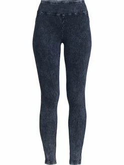 Women Andrew Marc Cotton Blend Acid Wash Jeggings
