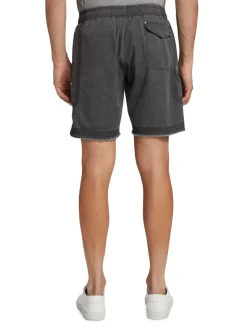 John Elliott Shorts|Cotton Poplin Frame Ii Shorts Black