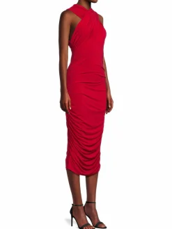 Women Renee C. Crisscross Ruched Midi Dress