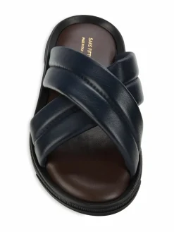 Saks Fifth Avenue Made in Italy Crisscross Sandals