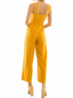 Women Nicole Miller Crisscross Wide Leg Jumpsuit