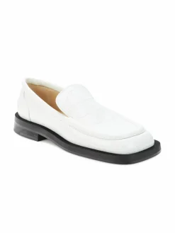 Proenza Schouler Croc Embossed Leather Loafers