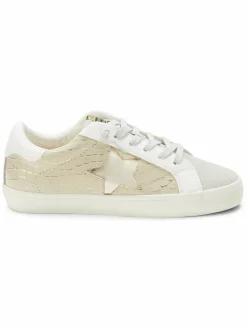 Vintage Havana Croco-Embossed Superstar Leather Sneakers